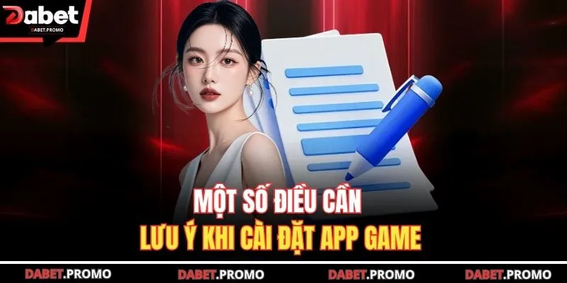 Một số điều cần lưu ý khi cài đặt app game